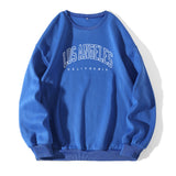 Letter Print Crew Neck Pullover Sweatshirt - Livefree