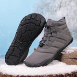 Five Fingers Non-slip Snow Boots Waterproof Velvet Warm Men And Women Outdoor Hiking Shoes - Livefree
