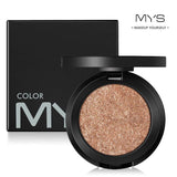 MYS Brand Face Makeup Powder 6 color Waterproof Minerals Shimmer Brightener Contour Glow Kit Bronzer Highlighter Makeup Palettes - Livefree