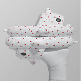 Lovers Shark Slippers Heart Print Shoes Women Men - Livefree