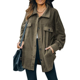 New Lapel Fleece-breasted Cardigan Jacket Shirt - Livefree