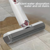 New Portable Self-NSqueeze Mini Mop, Lazy Hand Wash-Free Strong Absorbent Mop Multifunction Portable Squeeze Cleaning Mop Desk Window Glass Cleaner Kitchen Car Sponge Cleaning Mop Home Cleaning Tools - Livefree
