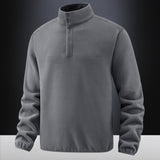 Men's Fleece Fleece-lined Stand Collar Jacket - Livefree