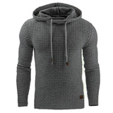 Men's Jacquard Sweater Long-sleeved Hoodie Warm Color Hooded Sweatshirt Jacket - Livefree
