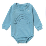 Spring And Autumn Romper R Baby Long Sleeve Waffle - Livefree