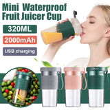 Mini USB Rechargeable Portable Blender Electric Fruit Juicer Kitchen Smoothie Maker Lightweight Sports Bottle Multifunction Blender - Livefree