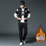 Men Plus Velvet Padded Clothes Suit - Livefree