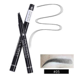 Microblading Eyebrow Pencil Waterproof Fork Tip Tattoo Pen Tinted Fine Sketch Eye Brow Pencils Long Lasting Eyebrows - Livefree