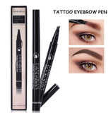 Microblading Eyebrow Pencil Waterproof Fork Tip Tattoo Pen Tinted Fine Sketch Eye Brow Pencils Long Lasting Eyebrows - Livefree