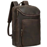 Retro Leather Large Capacity Multifunctional Leisure Travel Backpack - Livefree