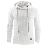 Men's Jacquard Sweater Long-sleeved Hoodie Warm Color Hooded Sweatshirt Jacket - Livefree