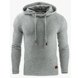 Men's Jacquard Sweater Long-sleeved Hoodie Warm Color Hooded Sweatshirt Jacket - Livefree