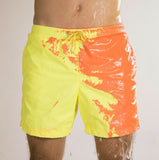 Magical Change Color Beach Shorts Summer Men Swimming Trunks Swimwear Swimsuit Quick Dry bathing shorts Beach Pant