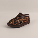 Women's One Pedal Shoes Genuine Leather Warm Plus Size - Livefree