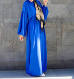 Puffy sleeves long dress - Livefree