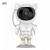 Creative Astronaut Galaxy Starry Sky Projector Nightlight USB Atmospher Bedroom Table Lamp - Livefree
