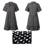 Summer Fashion Polka Dot Occidental Style Womens Dress - Livefree