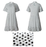 Summer Fashion Polka Dot Occidental Style Womens Dress - Livefree