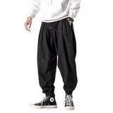 Men's Black Pants Hip Hop Streetwear Fashion Jogger Harem Trousers Man Casual Sweatpants Male Pants Big Size 5XL - Livefree