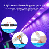 LED Strip Lights RGB 5050 ,5V 1M-30M,16 million colors, RGB , Led Strip Lighting Music Sync, Color Changing for Party Home - Livefree