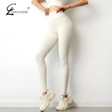 CHRLEISURE Women Fitness Leggings  Solid Sport Leggings High Waist Long Pants Woman Hip Leggins Push Up Women Casual Clothing - Livefree