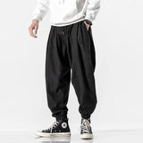 Men's Black Pants Hip Hop Streetwear Fashion Jogger Harem Trousers Man Casual Sweatpants Male Pants Big Size 5XL - Livefree