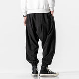 Men's Black Pants Hip Hop Streetwear Fashion Jogger Harem Trousers Man Casual Sweatpants Male Pants Big Size 5XL - Livefree