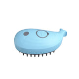 Dog Cat Steam Hair Brush Electric Spray Comb Whale Shape 3 In1 Dog Steamer Massager Pet Grooming Removing Tangled and Loose Hair - Livefree