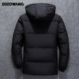 ZOZOWANG High Quality White Duck Thick Down Jacket Men Coat Snow Parkas Male Warm Hooded Clothing Winter Down Jacket Outerwear - Livefree