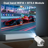 Magcubic Projector Hy300 4K Android 11 Dual Wifi6 200 ANSI Allwinner H713 BT5.0 1080P 1280*720P Home Cinema Outdoor Projetor - Livefree