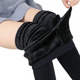Winter Leggings For Women Warm Leggins Solid Color Velvet Leggins High Waist Leggings Stretchy Leggings dropshipping - Livefree