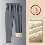 Winter Cashmere Pants Men's Fleece Warm Thick Casual Sports Pants High Quality Fashion Drawstring Large Size Jogger Pants L-8Xl - Livefree