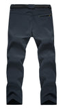 Men's Waterproof Hiking Pants Outdoor Fleece Lined Snow Ski Pants Winter Softshell Snowboard Pants