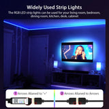 LED Strip Lights RGB 5050 ,5V 1M-30M,16 million colors, RGB , Led Strip Lighting Music Sync, Color Changing for Party Home - Livefree