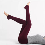 Winter Leggings For Women Warm Leggins Solid Color Velvet Leggins High Waist Leggings Stretchy Leggings dropshipping - Livefree