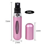 5ml Perfume Refill Bottle Portable Mini Refillable Spray Jar Scent Pump Empty Cosmetic Containers Atomizer for Travel Tool Hot - Livefree