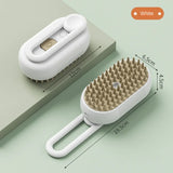 Cat Steam Brush Steamy Dog Brush 3 in 1 Electric Spray Cat Hair Brushes for Massage Pet Grooming Comb Hair Removal Combs - Livefree