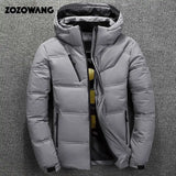 ZOZOWANG High Quality White Duck Thick Down Jacket Men Coat Snow Parkas Male Warm Hooded Clothing Winter Down Jacket Outerwear - Livefree