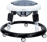 Baby walker, baby walker with universal wheels and adjustable height, foldable baby walker for boys and girls from 6-18 months