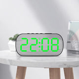 Led Digital Alarm Clock 5 Levels Adjustable Brightness Mirror Home Decor - Livefree