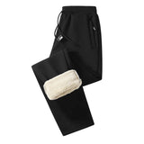 Winter Cashmere Pants Men's Fleece Warm Thick Casual Sports Pants High Quality Fashion Drawstring Large Size Jogger Pants L-8Xl - Livefree