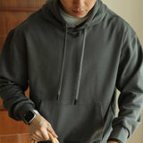 Hooded Sweater Loose Cotton Casual Solid Color Coat - Livefree