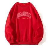 Letter Print Crew Neck Pullover Sweatshirt - Livefree