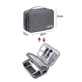 Electronics Organizer Travel Cable Organizer Bag Waterproof Portable Digital Storage Bag Electronic Accessories Case Cable Charger Organizer Case Multifunctional Waterproof Storage Bag - Livefree