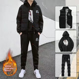 Men Plus Velvet Padded Clothes Suit - Livefree