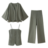 Loose Green Ladies Home Leisure Suit - Livefree