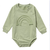 Spring And Autumn Romper R Baby Long Sleeve Waffle - Livefree
