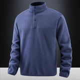 Men's Fleece Fleece-lined Stand Collar Jacket - Livefree