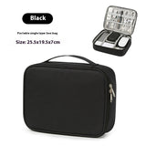 Data Cable Storage Bag Mobile Power Box Travel Portable Digital Accessories Organizing Folders - Livefree