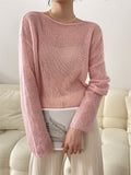 Loose Blouse Thin Short Top - Livefree